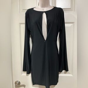 Prettylittlething woman size US 10 open back dress